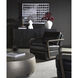 Castell Brown / Cortina Black Leather Swivel Lounge Chair, Swivel